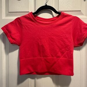 Aerie Bright Red Short Sleeve Tee